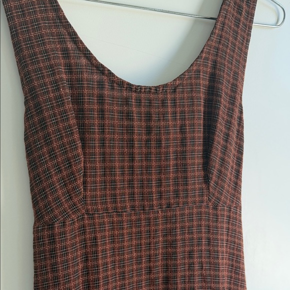 Vintage Piccalino Petites Brown Checkered plaid dress. - Picture 2 of 7